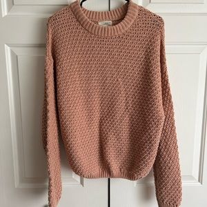 Universal Thread Chunky Knit Sweater in Pink